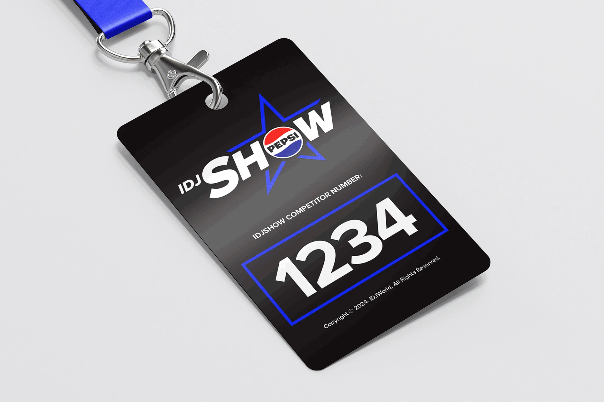 idjshow competitor number cards