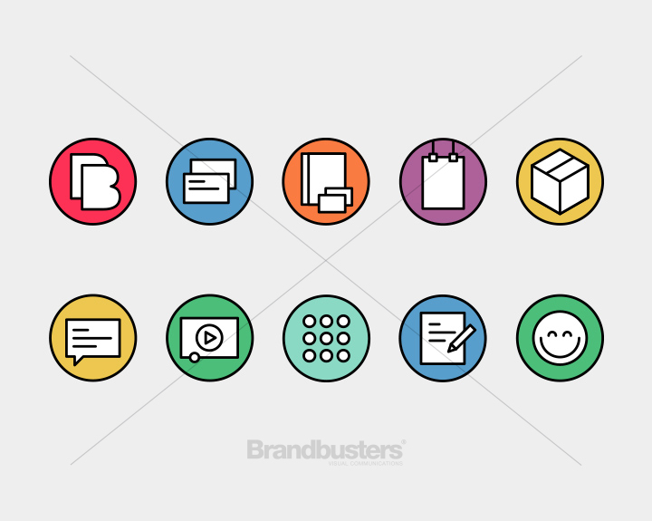 Brandbusters Icon Set Design Example 1